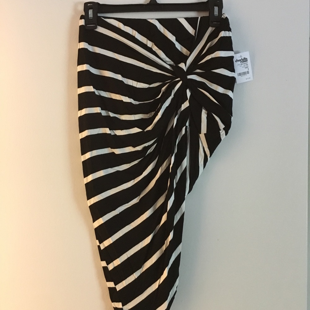 Knotted Asymmetrical Skirt